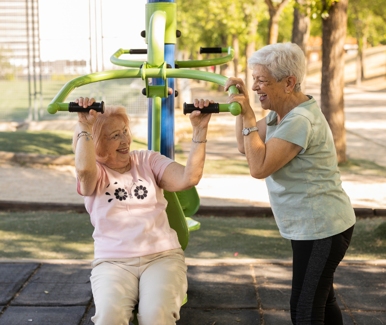 Más fuerza, más años en mujeres